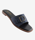 Cicilia Blue – Woven Flat Sandals for Women