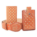 Cinto Charro Navajeado Miel - RR Western Wear, Cinto Charro Navajeado Miel