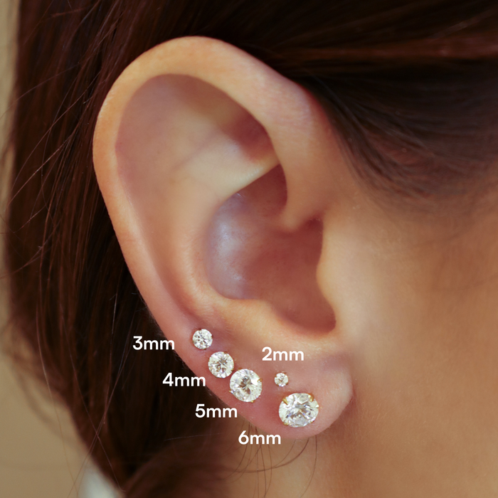 Classy Girl Flat Back Stud (multiple sizes)