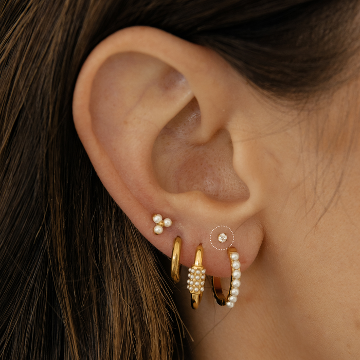 Classy Girl Flat Back Stud (multiple sizes)