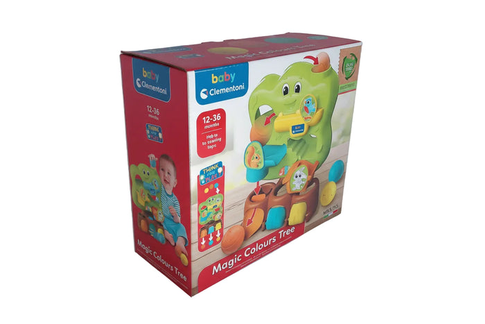 Clementoni Baby Magic Colours Tree – Wunderbaum, Kugelbahn (ab 1 Jahr)