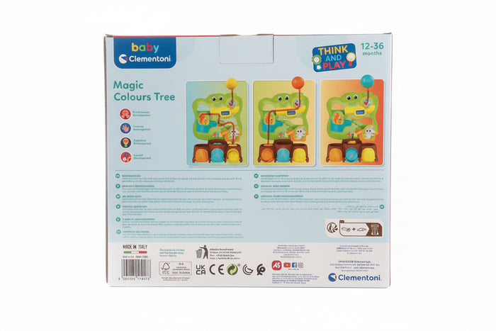 Clementoni Baby Magic Colours Tree – Wunderbaum, Kugelbahn (ab 1 Jahr)