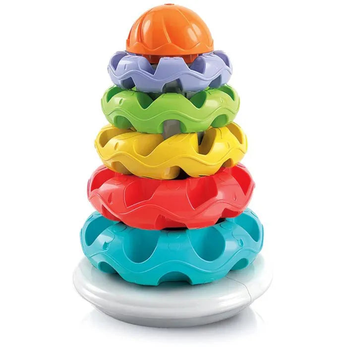 Clementoni Baby Stapelringe – Meine ersten Stapelringe, 7-teilig (ab 6 Monaten)