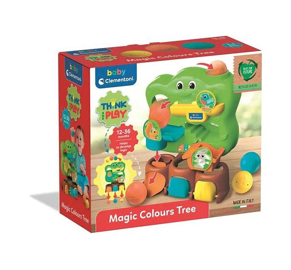 Clementoni Baby Starter-Set – Wunderbaum, Stapelringe & Badespielzeug | 3-teiliges Bundle