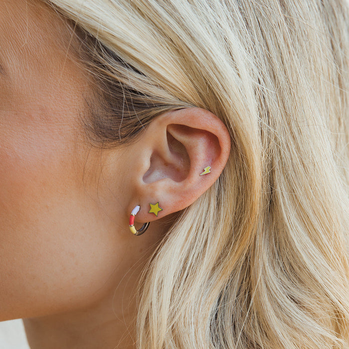Colorblock Cutie Hoops