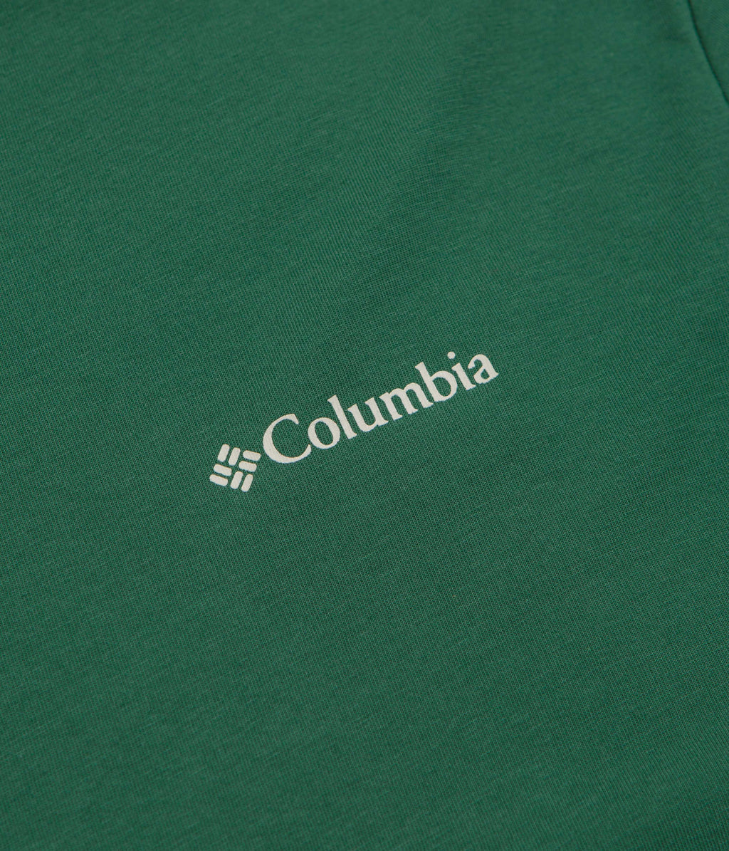 Columbia Barton Springs Graphic T-Shirt - Rain Forest / Dark Stone