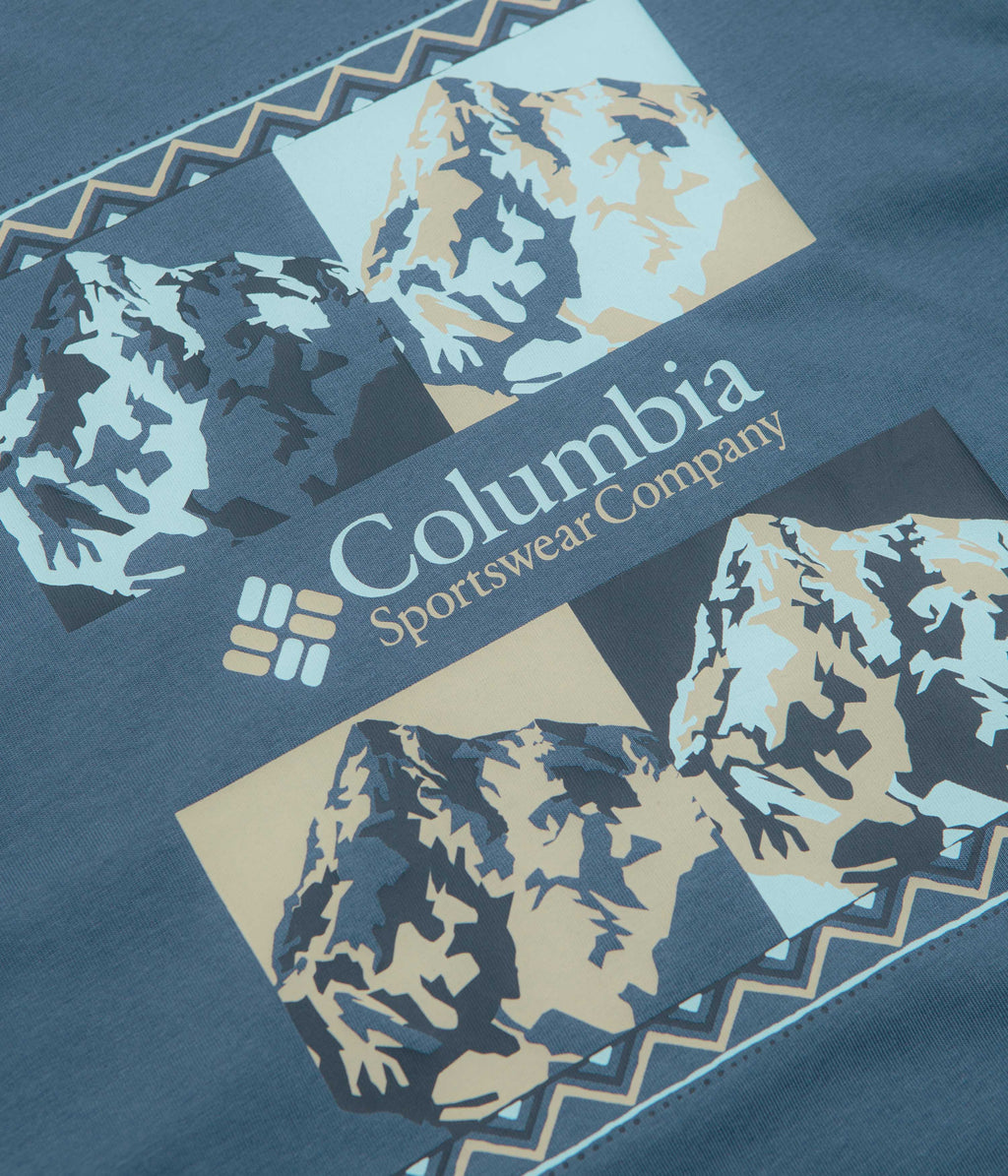 Columbia CSC Heavyweight Iconic T-Shirt - Dark Mountain / Repeated Peaks