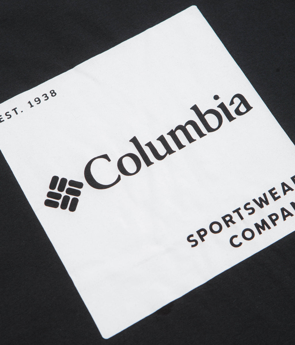 Columbia CSC Logo Back T-Shirt - Black / Boxy Brand