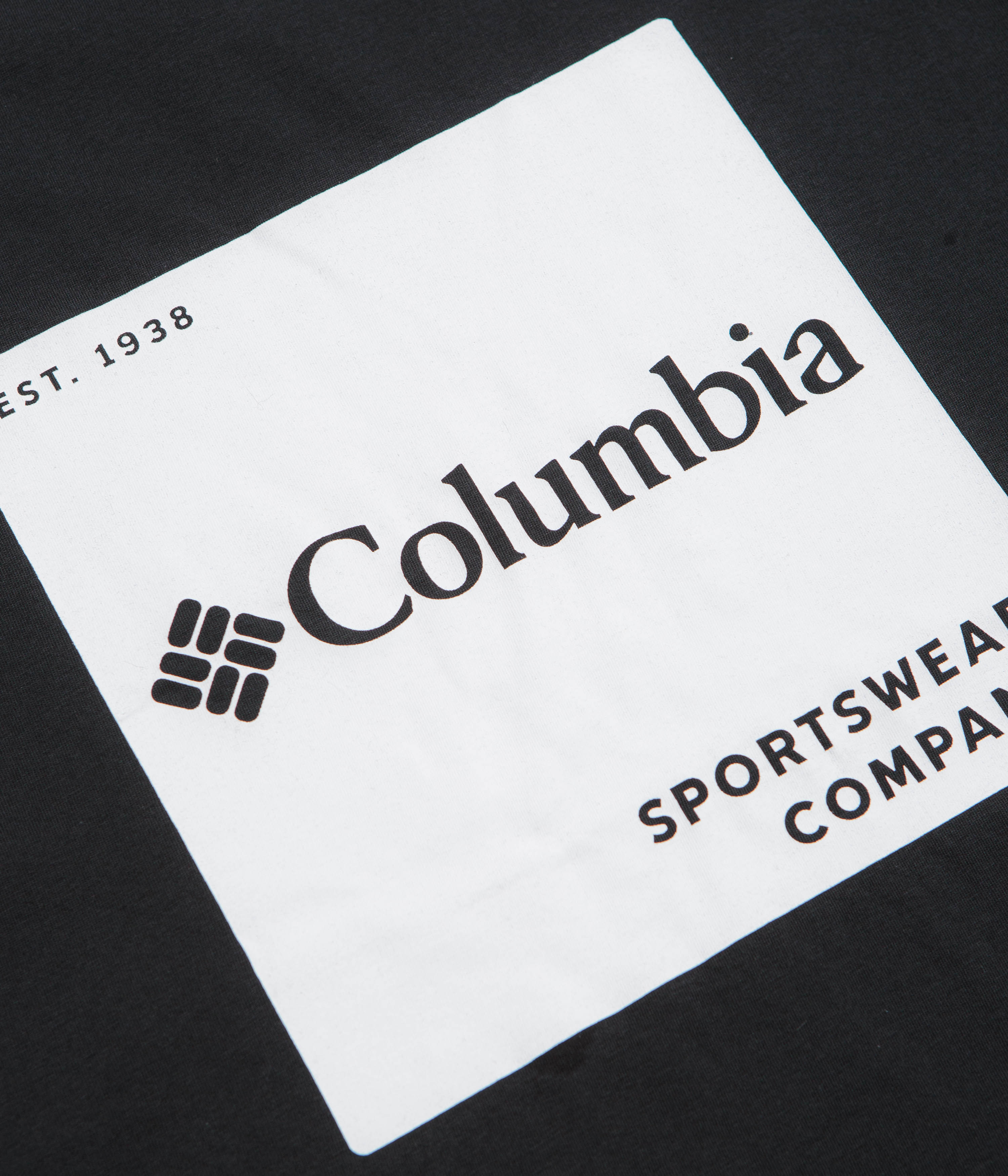 Columbia CSC Logo Back T-Shirt - Black / Boxy Brand