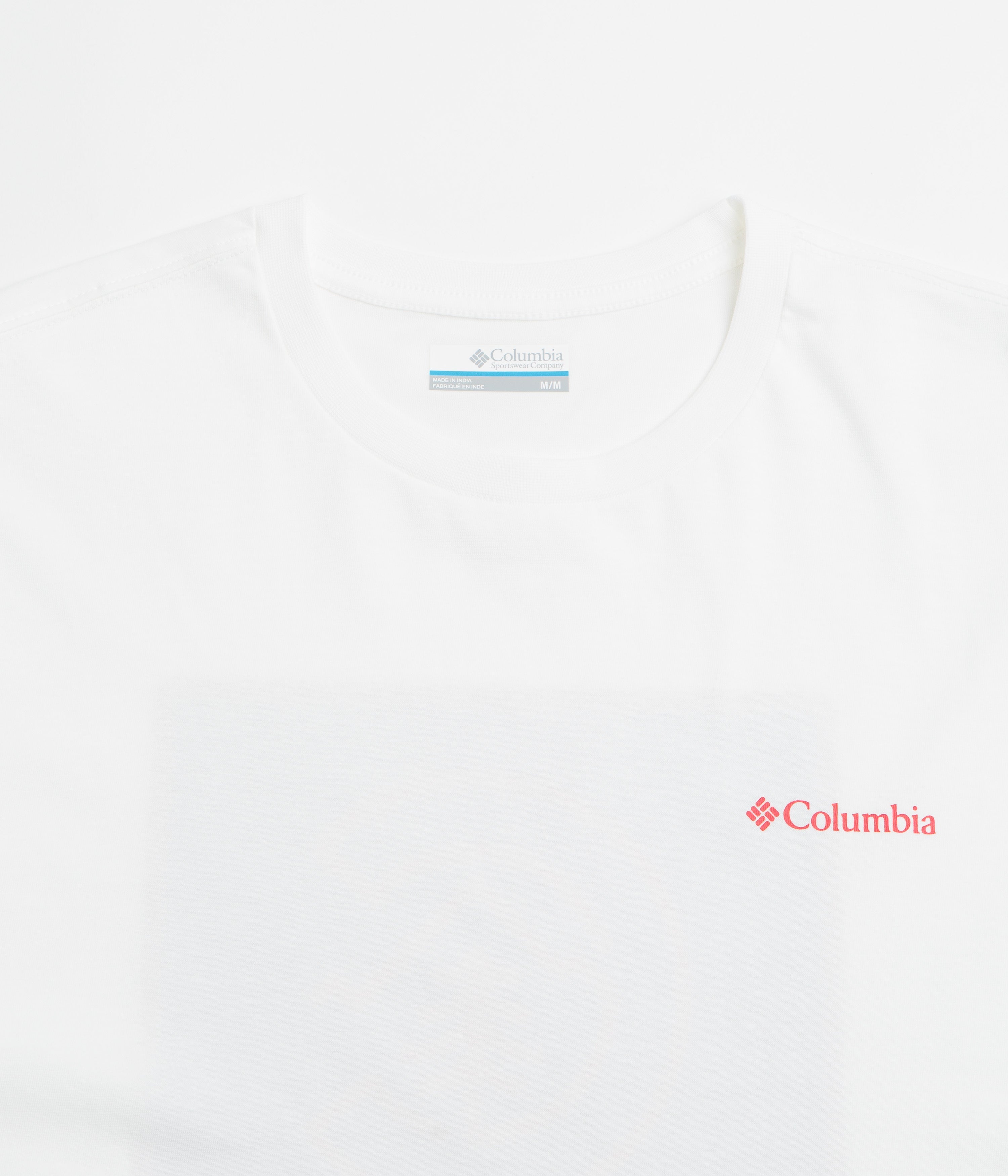 Columbia CSC Logo Back T-Shirt - White / Linework C Badge