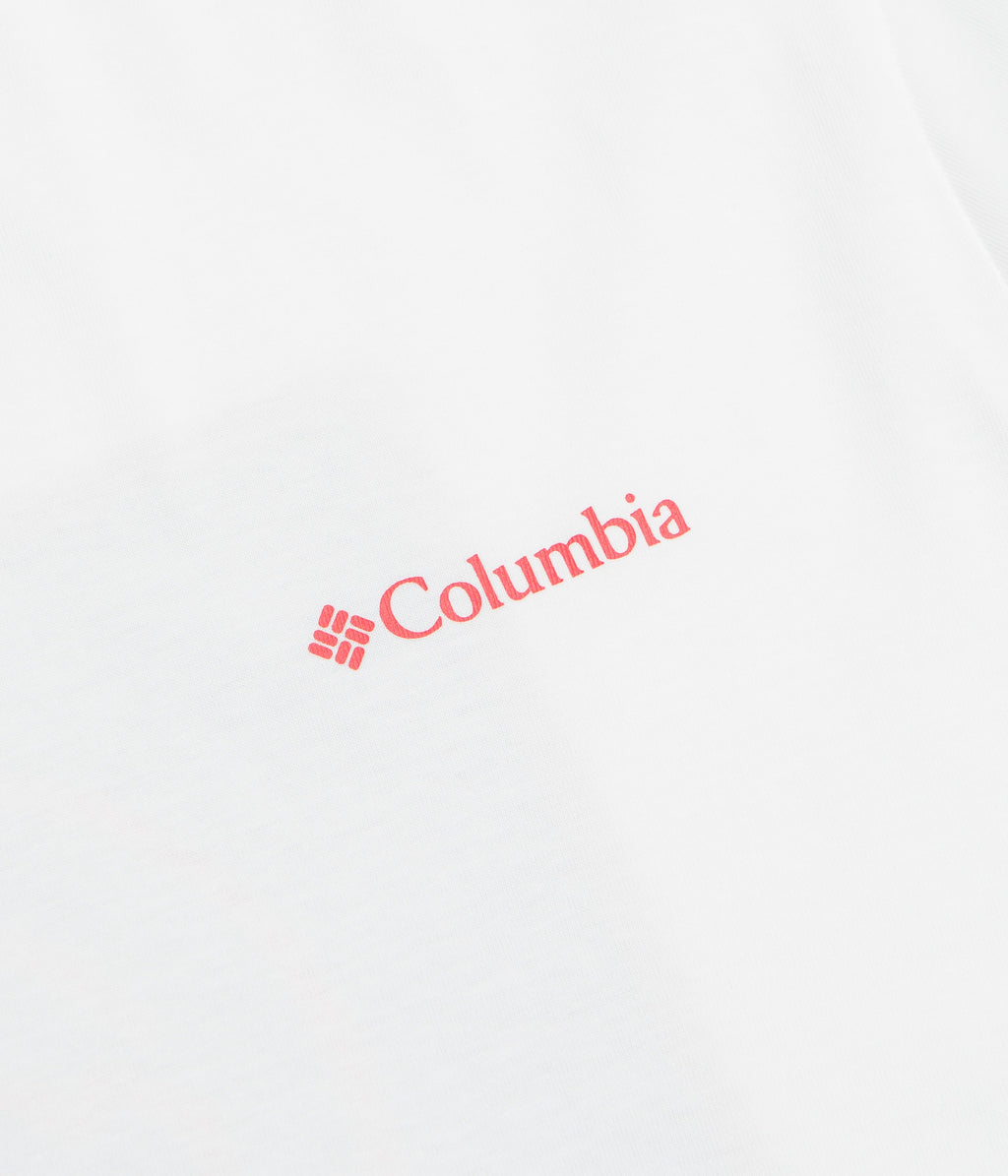 Columbia CSC Logo Back T-Shirt - White / Linework C Badge