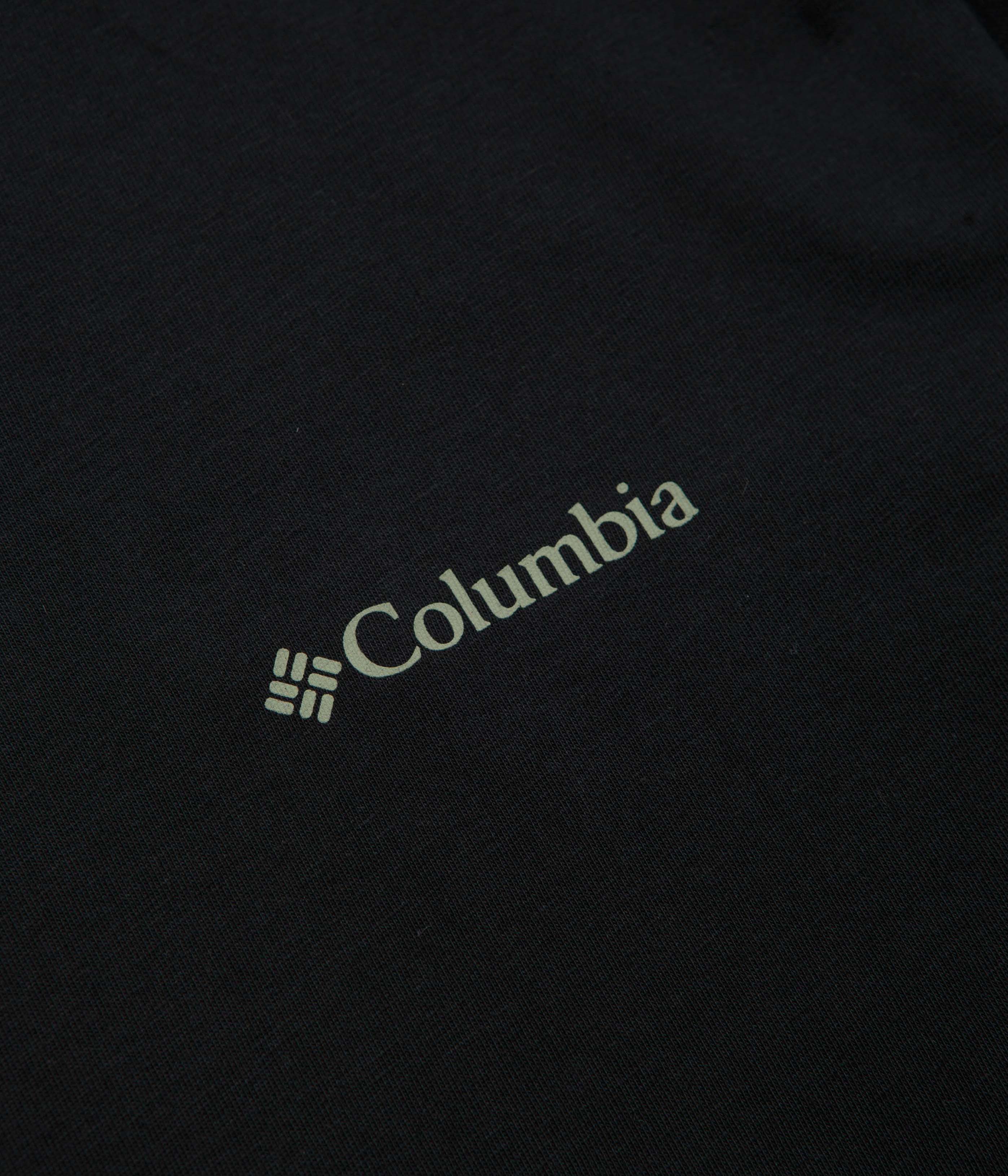 Columbia North Cascades T-Shirt - Black / Pasteled Framed