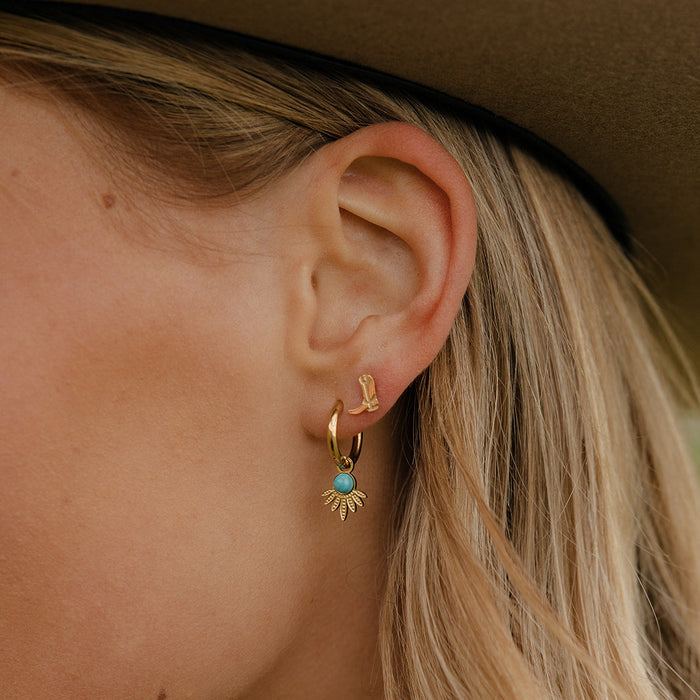 Cowboy Boot Flat Back Stud (left)