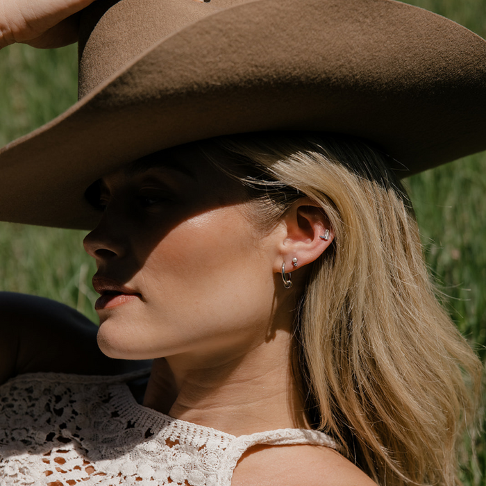 Cowboy Boot Flat Back Stud (left)