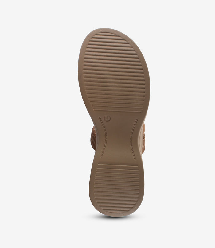 Cushy Beige – Toe-Ring Heels for Women