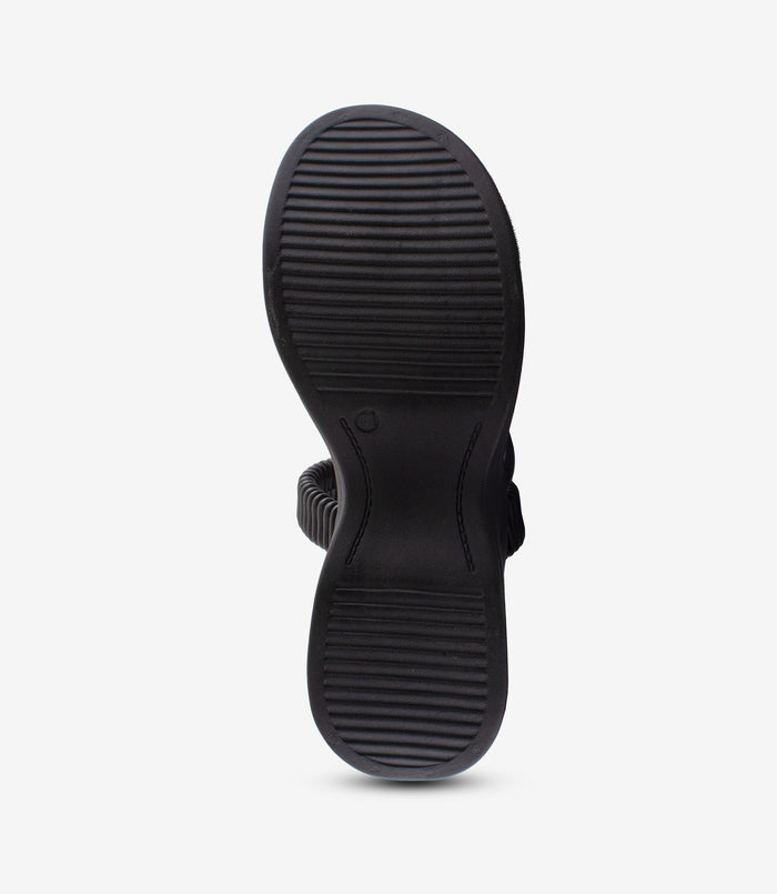 Cushy Black – Toe-Ring Heels for Women