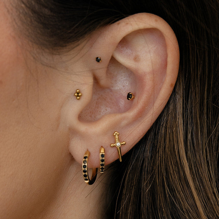 Dagger Flat Back Stud