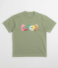 Dancer Glam Flowers T-Shirt - Hedge Green