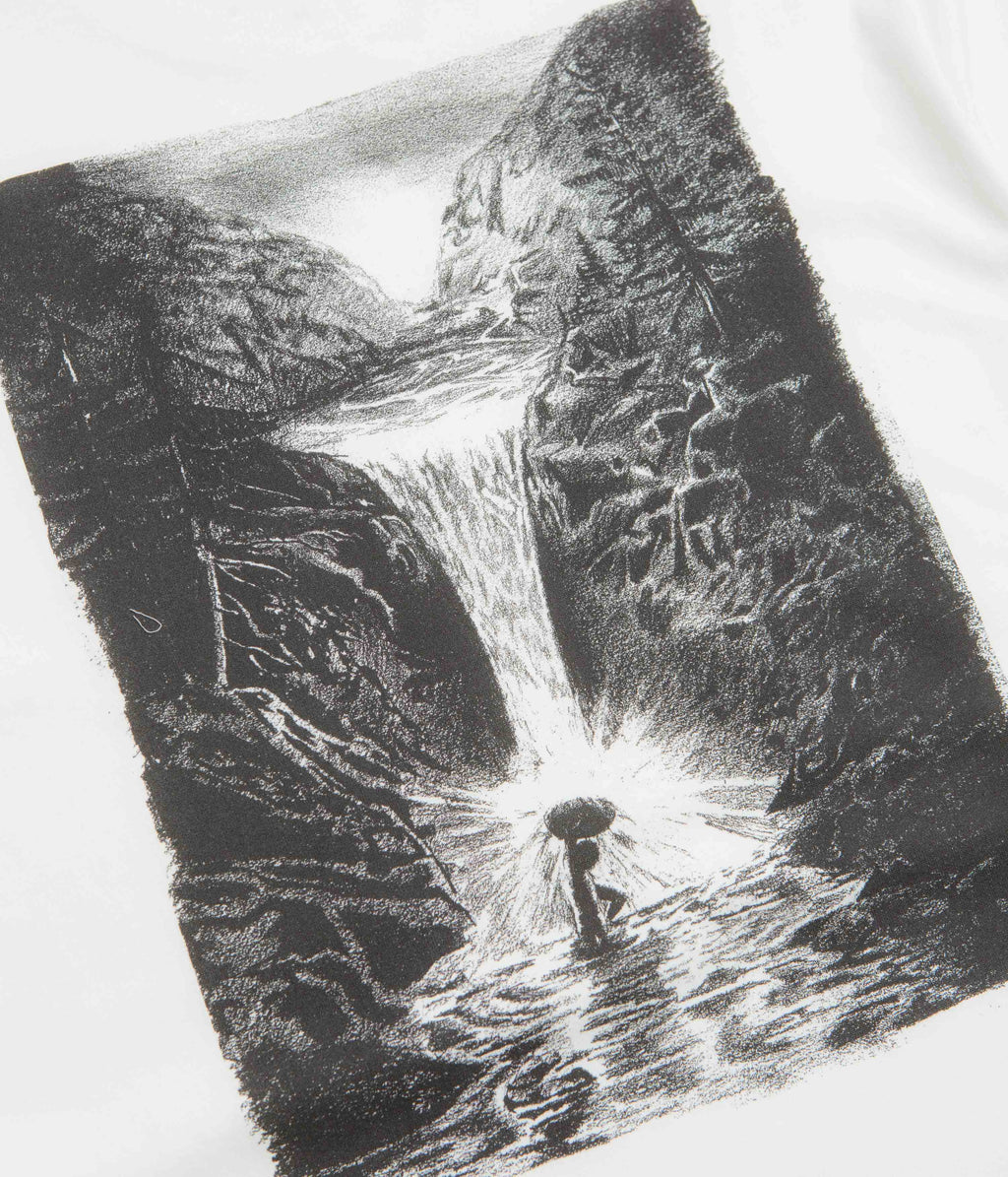 Dancer Waterfall T-Shirt - White