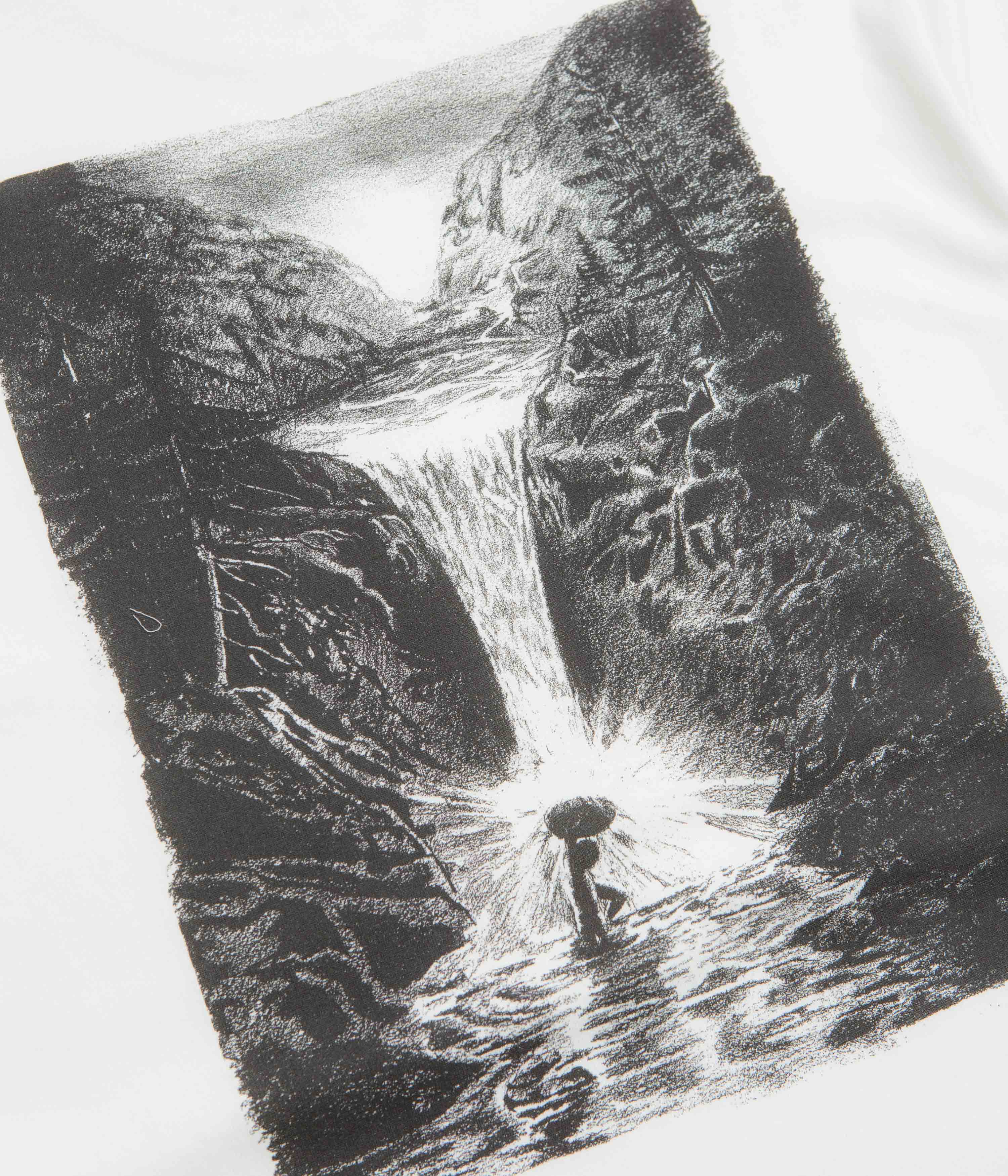 Dancer Waterfall T-Shirt - White