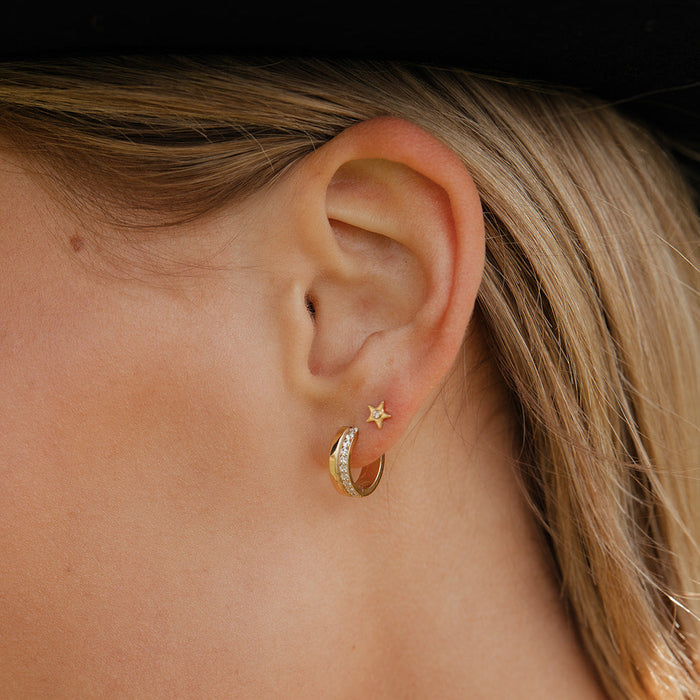 Desert Star Flat Back Stud