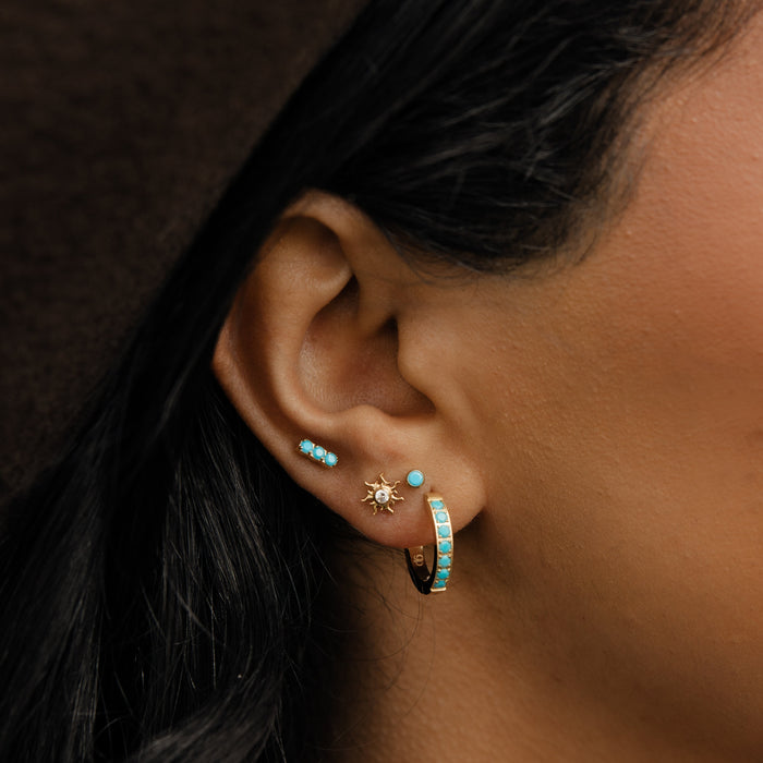 Desert Trio Flat Back Stud
