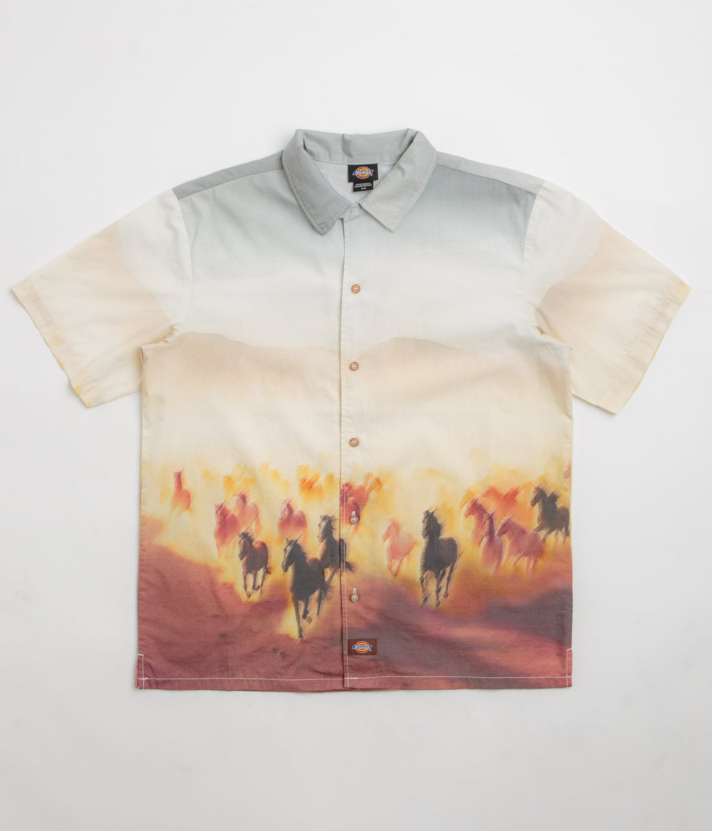 Dickies Running Wild Short Sleeve Shirt - Oak Buff