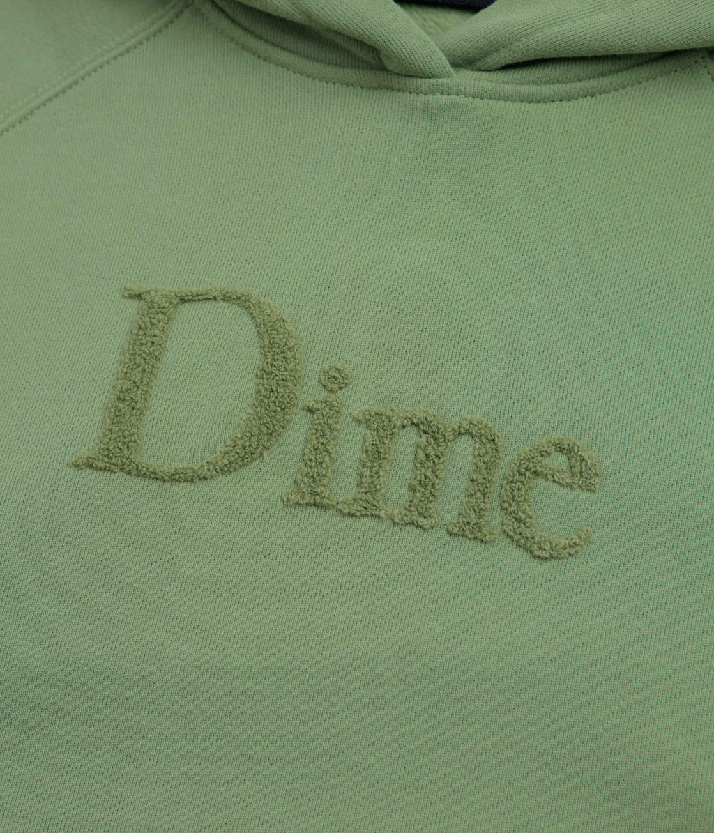 Dime Classic Logo Hoodie - Green Kashmir