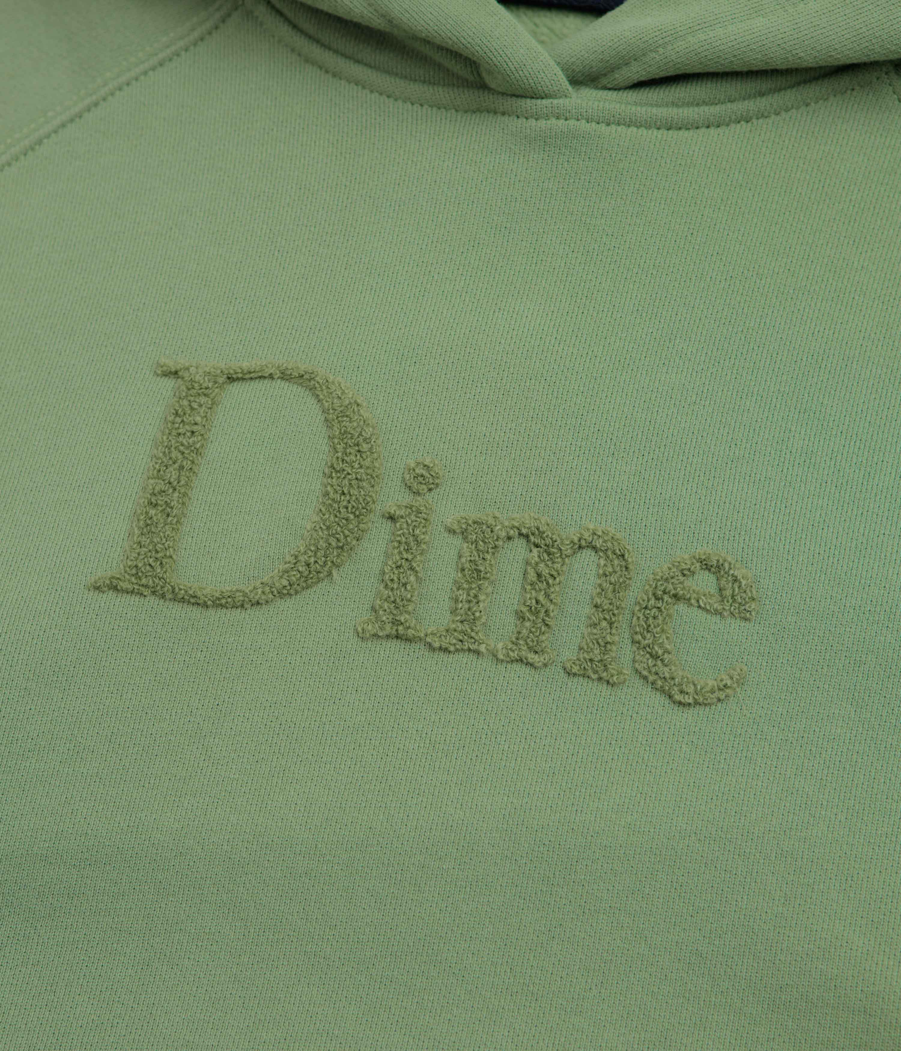 Dime Classic Logo Hoodie - Green Kashmir