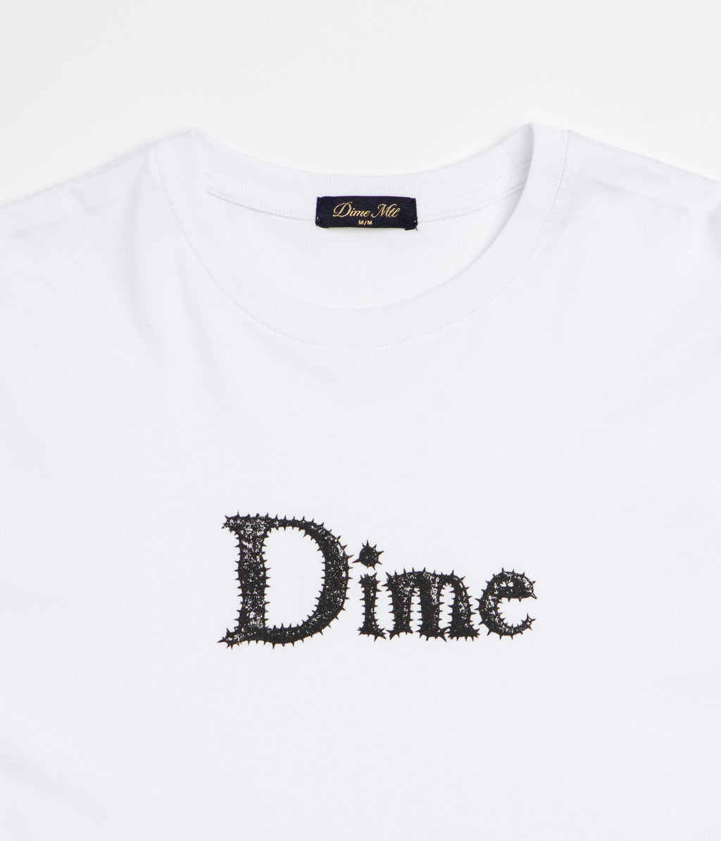 Dime Classic Spiked T-Shirt - White