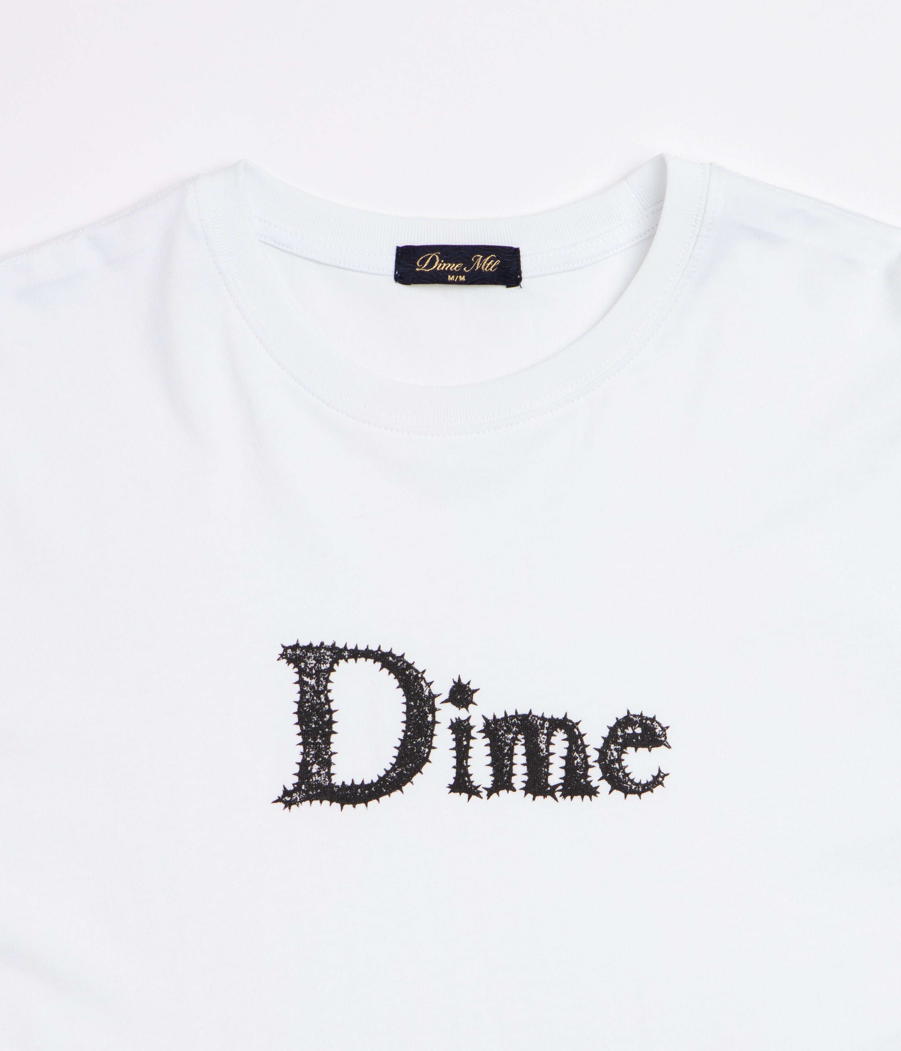 Dime Classic Spiked T-Shirt - White