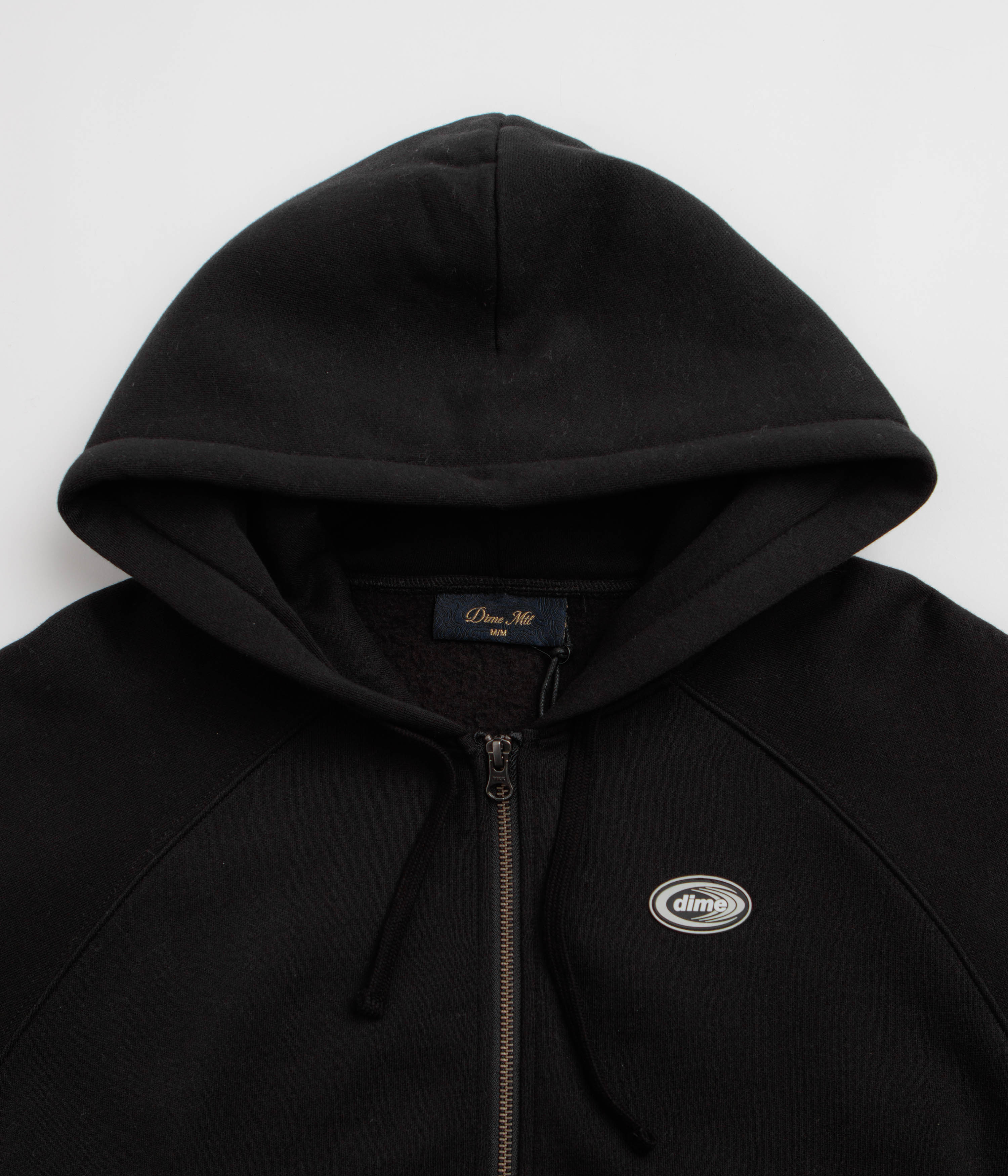 Dime Marathon Full Zip Hoodie - Black