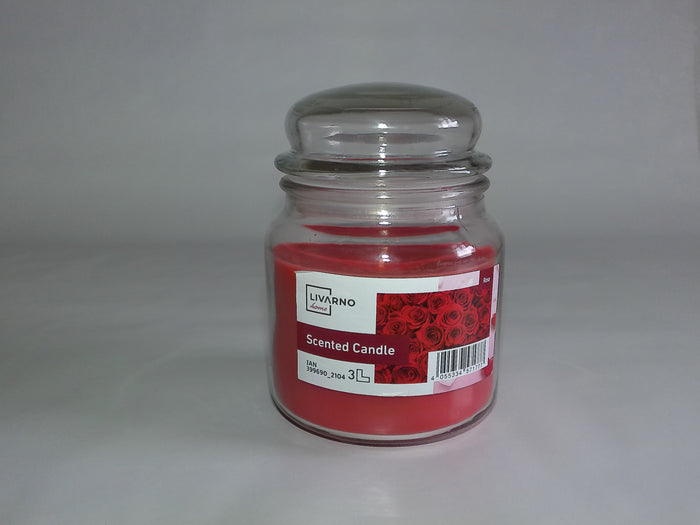 Duftkerze „Rose“ im Bonbonglas – 435 ml | LIVARNO home