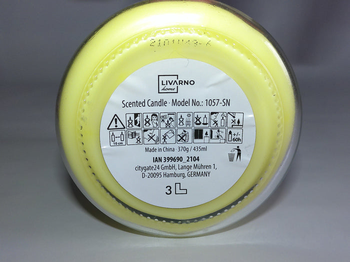 Duftkerze „Sparkling Snow“ im Bonbonglas – 435 ml | LIVARNO home