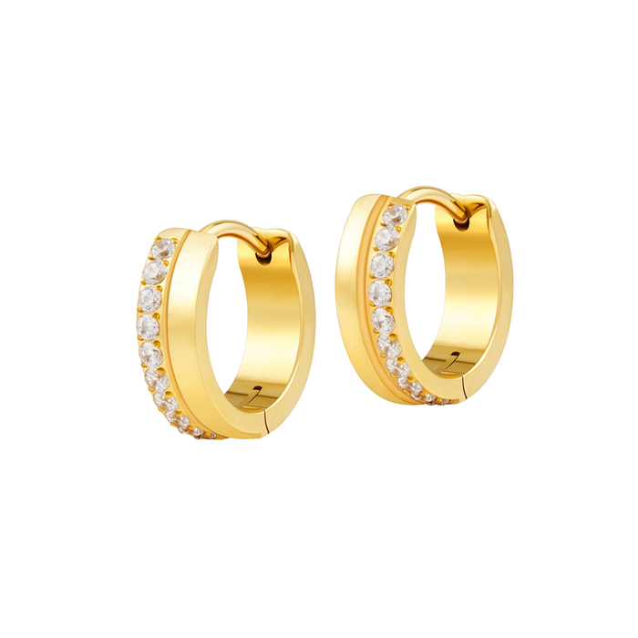 Duo Clicker Hoops in Titanium
