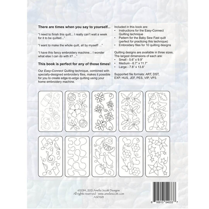 Edge-to-Edge Book, 2nd Edition – Printed | Amelie Scott Designs