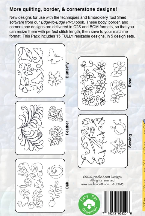 Edge-to-Edge PRO Pack 1 Book - Printed | Amelie Scott Designs