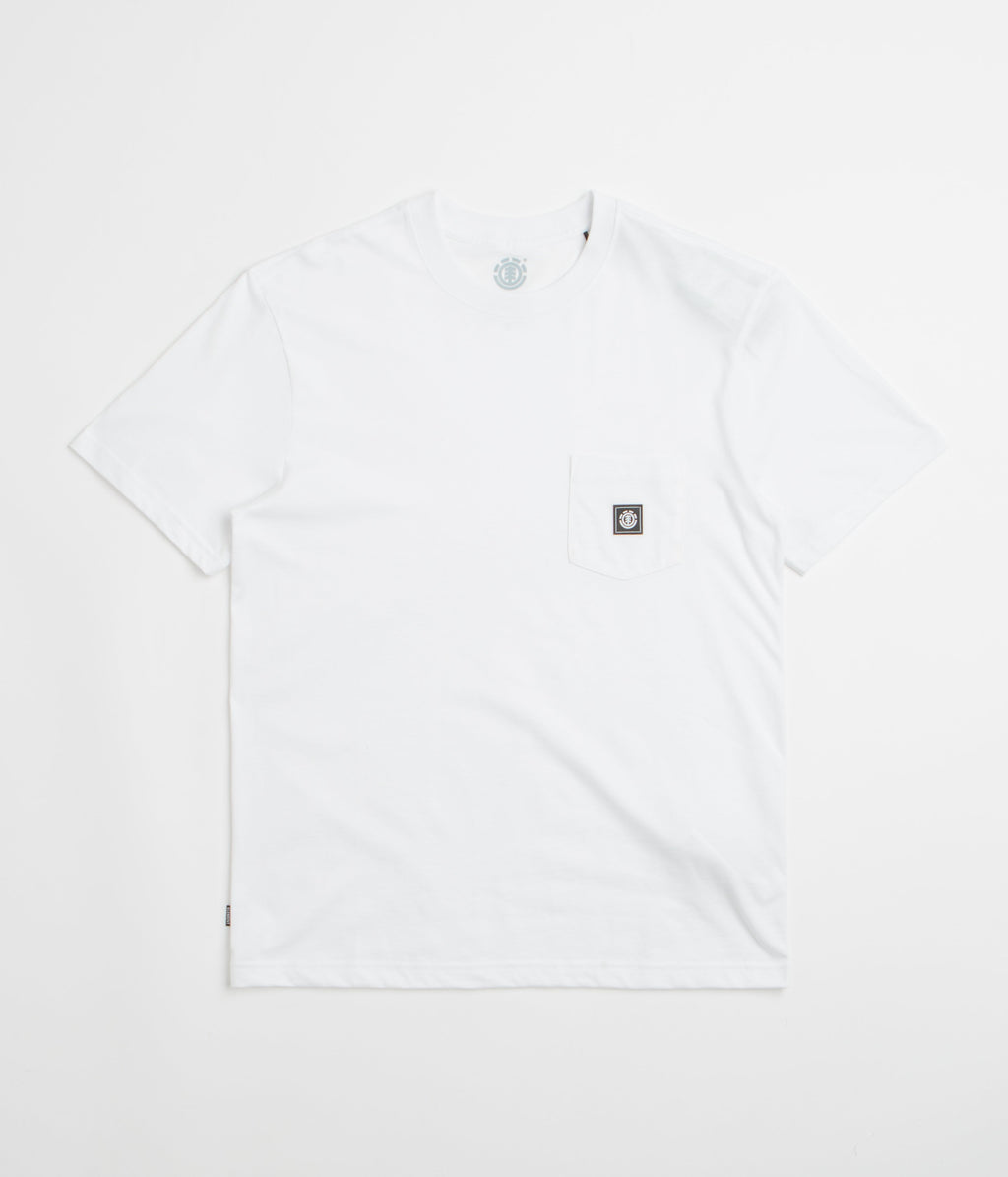 Element Icon Label Pocket T-Shirt - Optic White