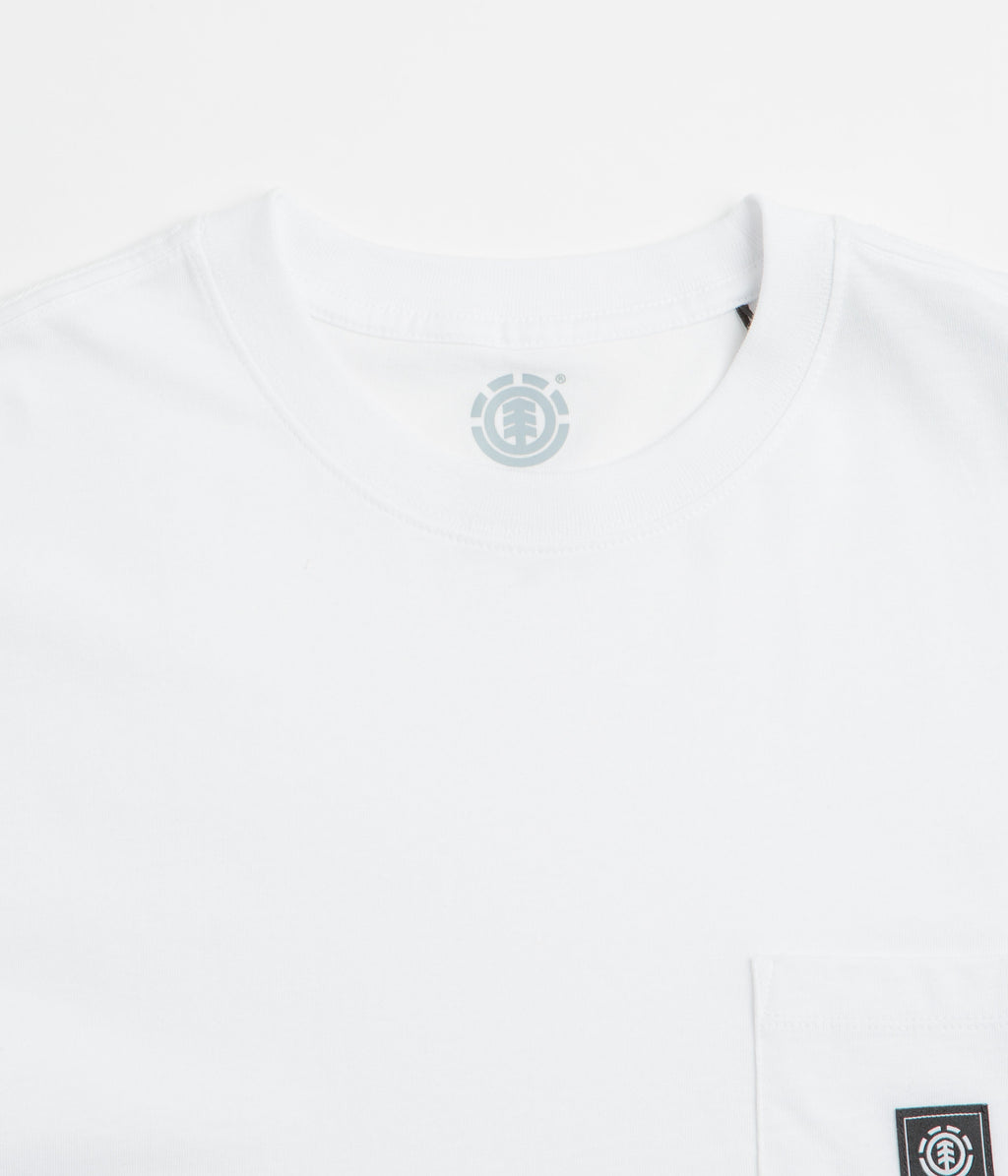 Element Icon Label Pocket T-Shirt - Optic White