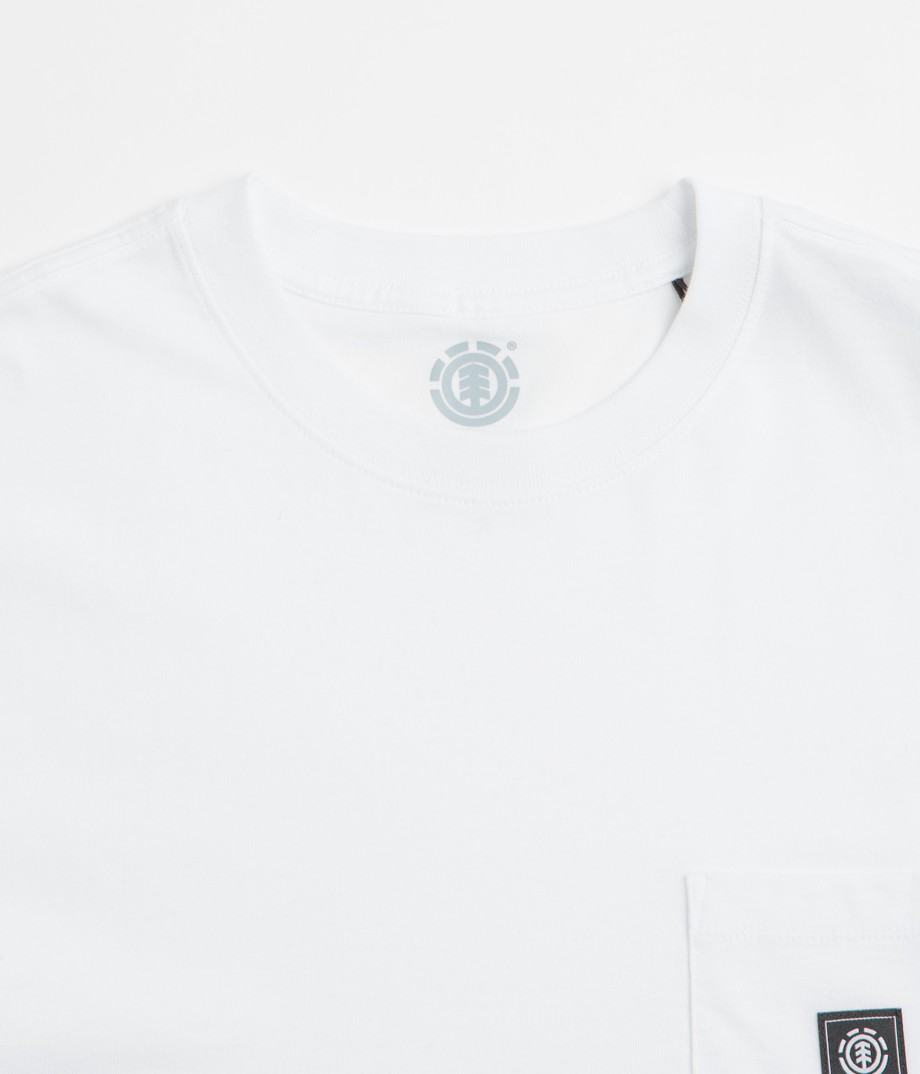 Element Icon Label Pocket T-Shirt - Optic White
