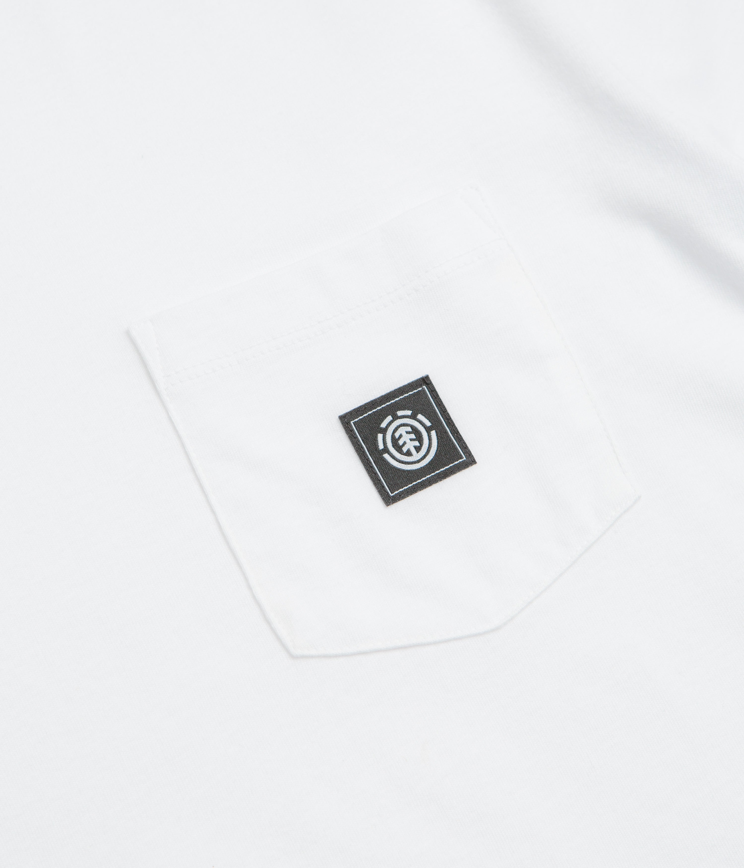 Element Icon Label Pocket T-Shirt - Optic White