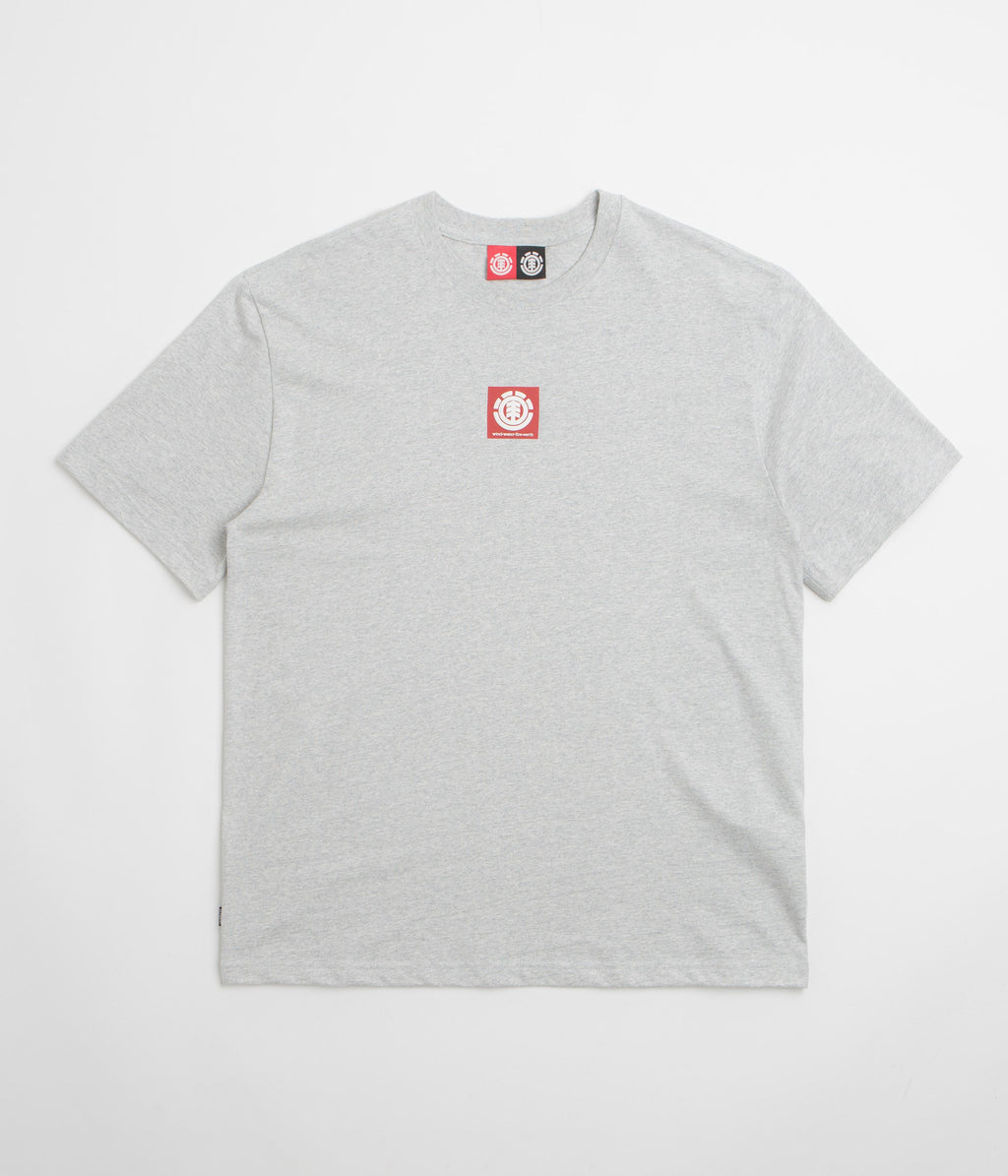 Element Square Logo T-Shirt - Mid Grey Heather
