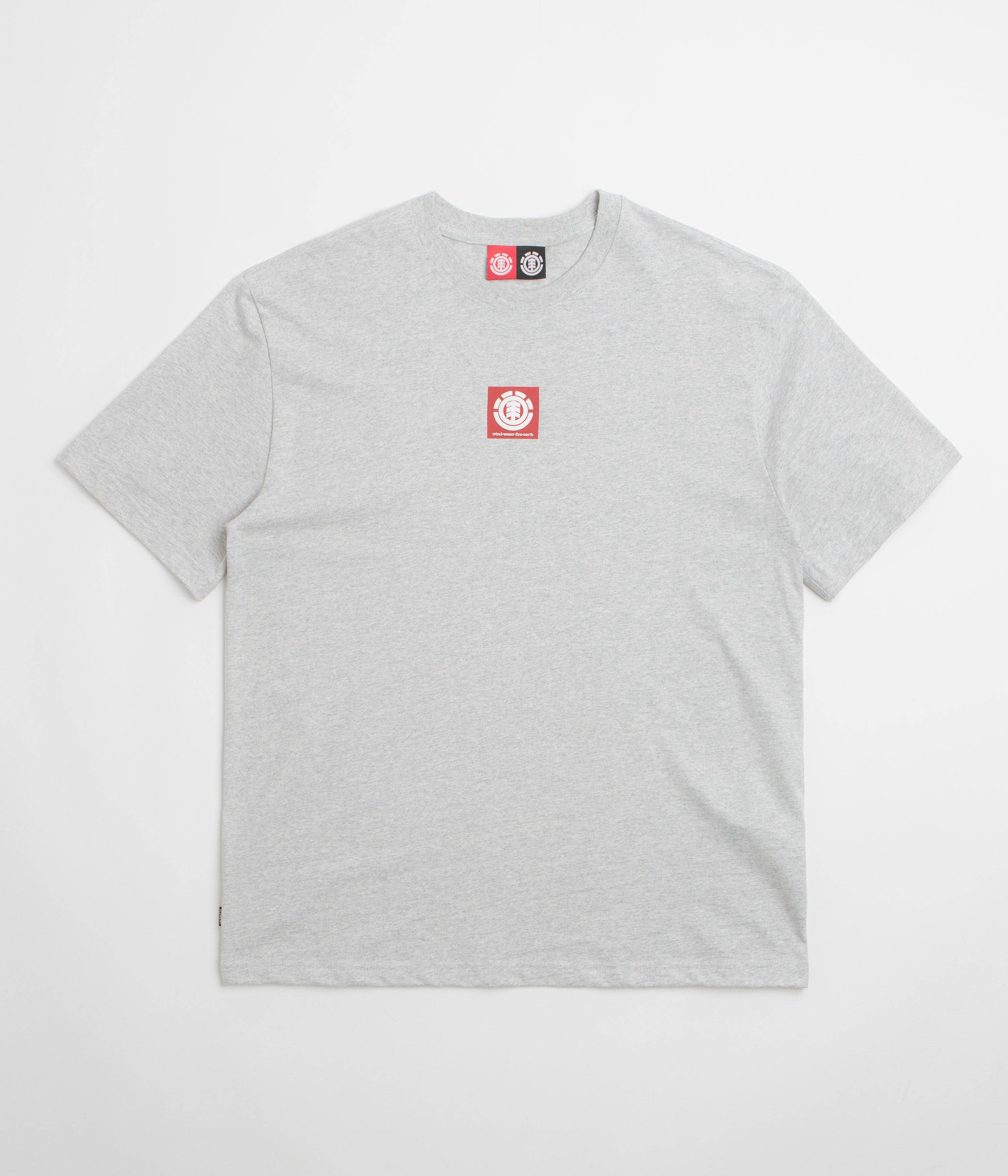Element Square Logo T-Shirt - Mid Grey Heather