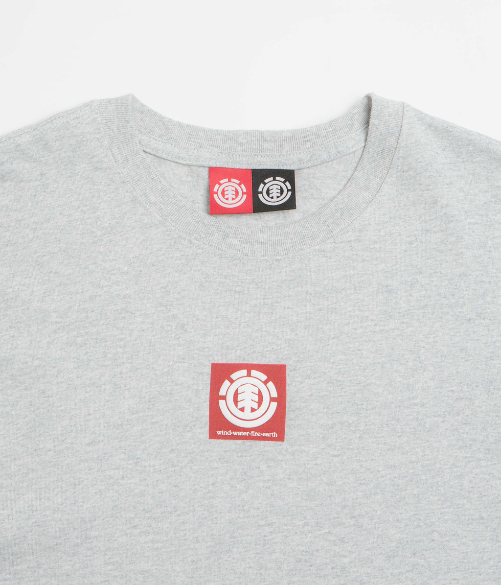 Element Square Logo T-Shirt - Mid Grey Heather