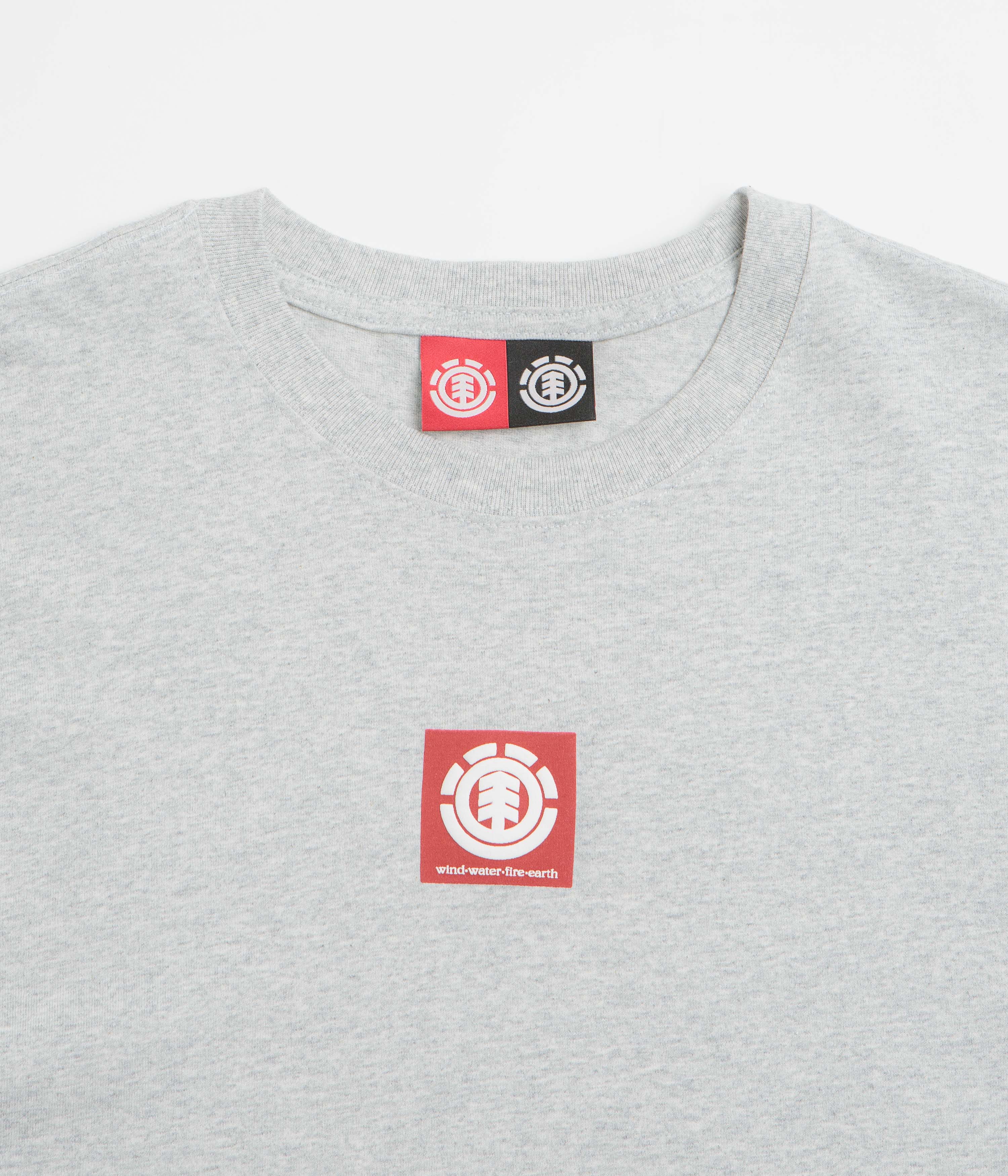 Element Square Logo T-Shirt - Mid Grey Heather