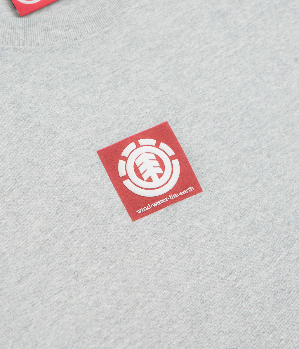 Element Square Logo T-Shirt - Mid Grey Heather