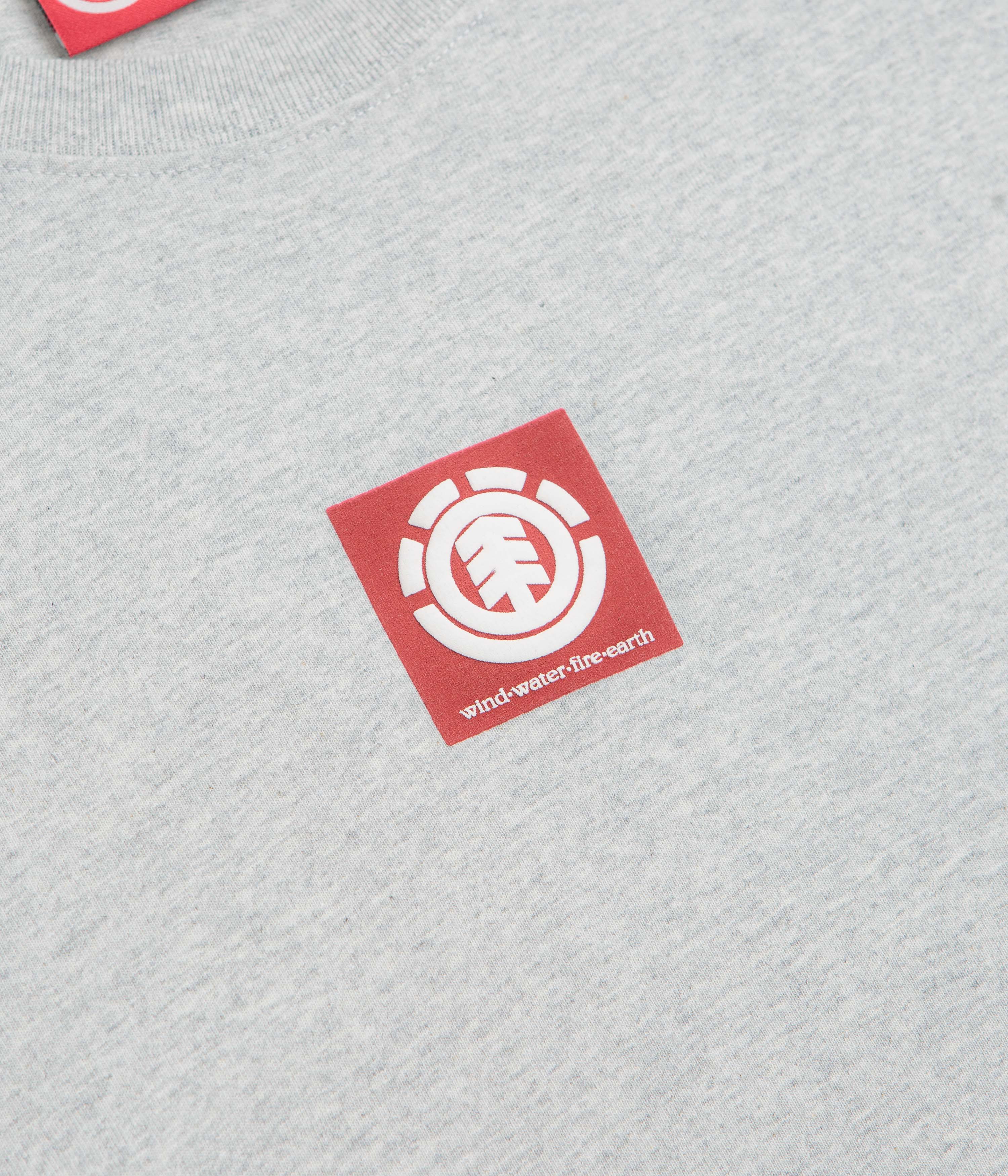 Element Square Logo T-Shirt - Mid Grey Heather