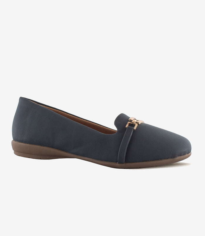 Ellie Blue – Suede Ballerina Flats for Women