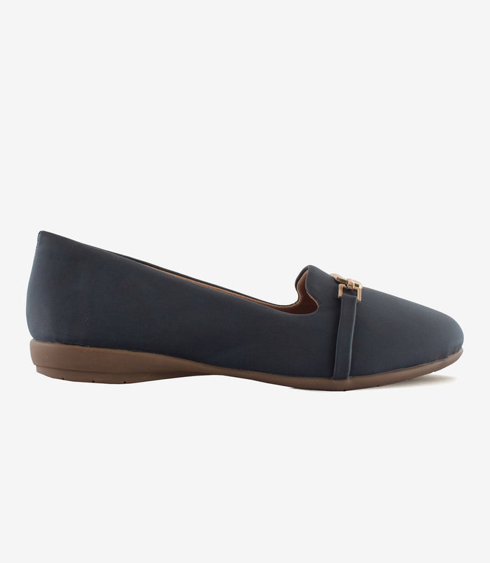 Ellie Blue – Suede Ballerina Flats for Women