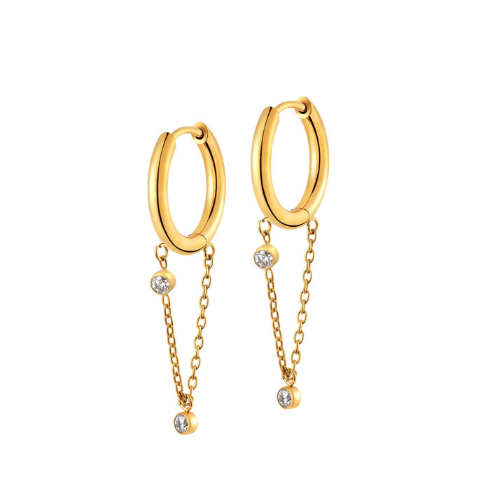 Endless Horizon Hoops in Titanium